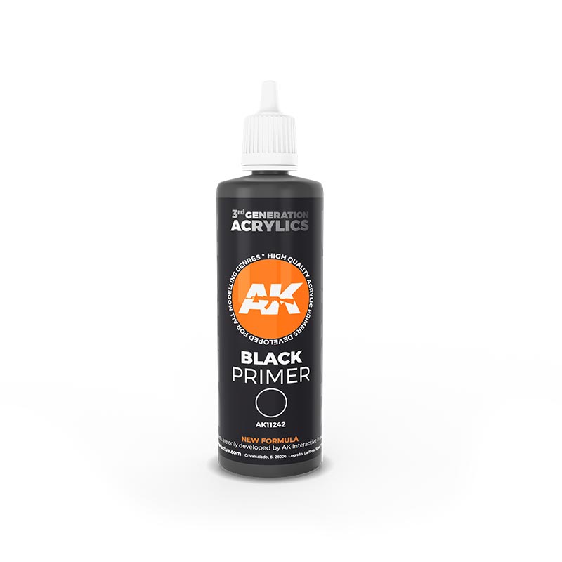 Black 3G Acrylic Surface Primer 100ml